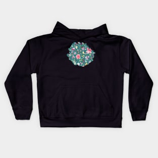 Flower Buds Pine Kids Hoodie